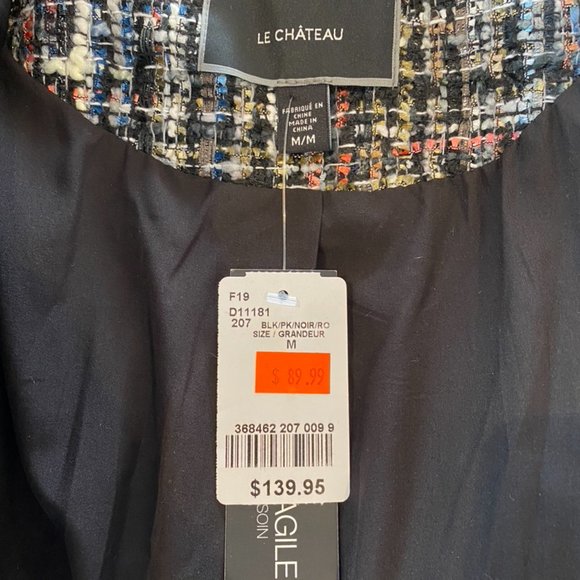 Le Chateau Multi-Coloured Blazer Long - Picture 3 of 3